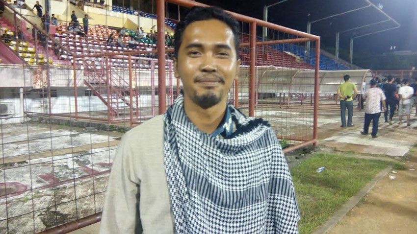 Dedengkot Aremania, Arif. Copyright: &copy; Muham/Indosport